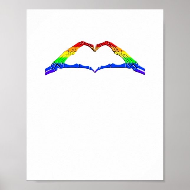 Poster Bone Hands Heart Classic (Devant)
