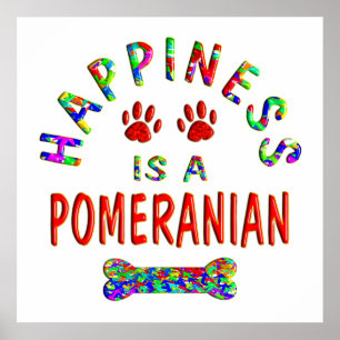 Poster Bonheur de Poméranie