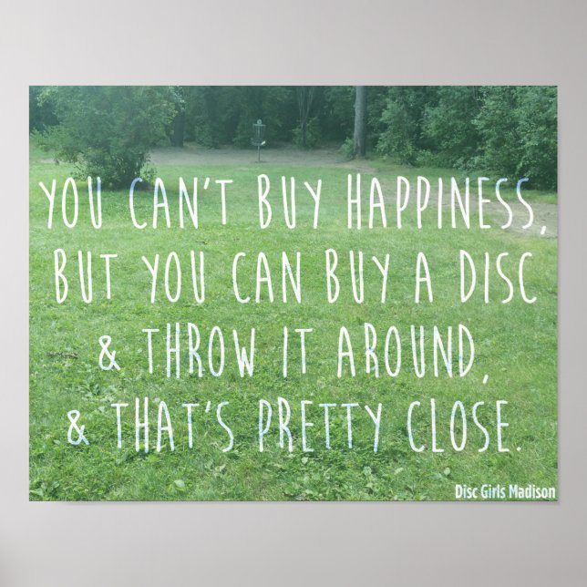 Poster Bonheur DGM sur un disque (Devant)