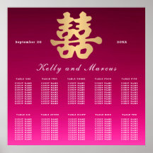 Bonheur double | Plan de siège Mariage