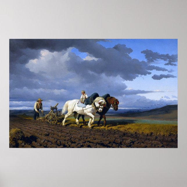 Poster Bonheur - Labourage (Devant)