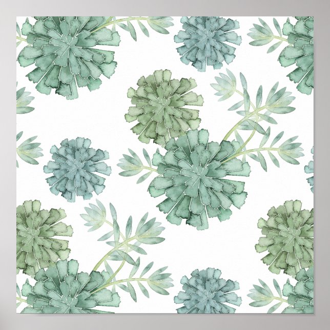 Poster Bonheur plante | Motif réussi (Devant)