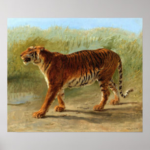 Poster Bonheur - Royal Tiger Of The March