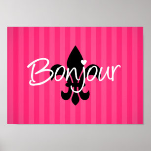 Poster Bonjour