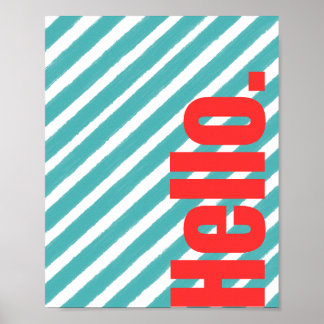 Poster Bonjour