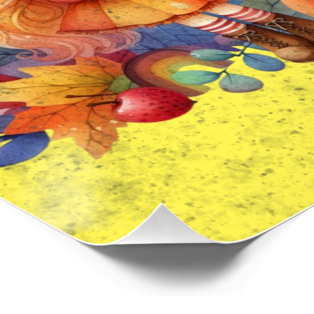 Poster Bonjour automne (Coin)