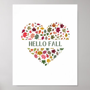 Poster Bonjour automne