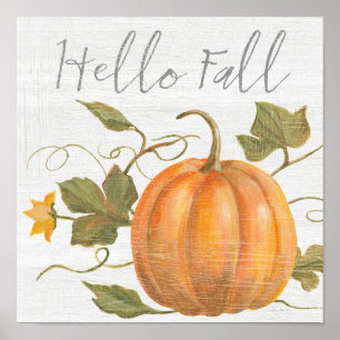 Poster Bonjour automne