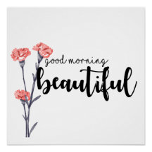 Bonjour belle avec oeillets