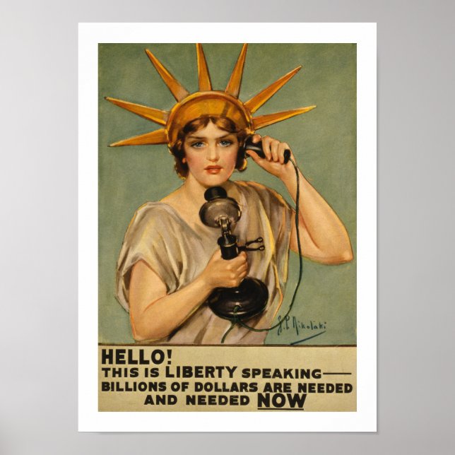 Poster Bonjour ! C'est Liberty Speaking (Devant)