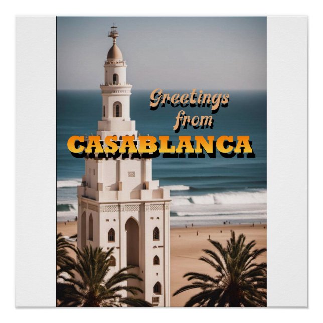 Poster Bonjour de Casablanca (Devant)