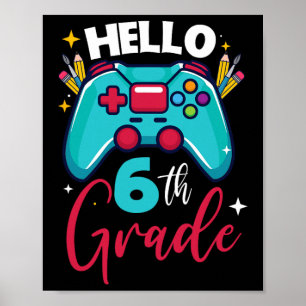 Poster Bonjour jeu vidéo débloqué niveau 6e Ck à Sc
