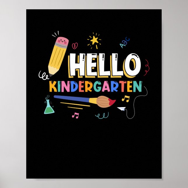 Poster Bonjour maternelle (Devant)