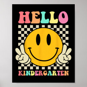 Poster Bonjour maternelle Byck à l'école professeur super