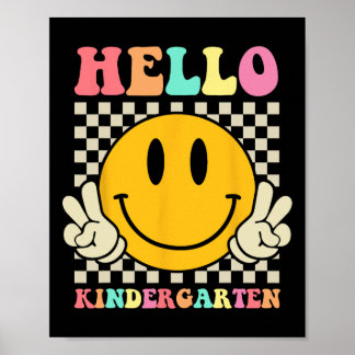 Poster Bonjour maternelle Retour À L'École Super Enseigna