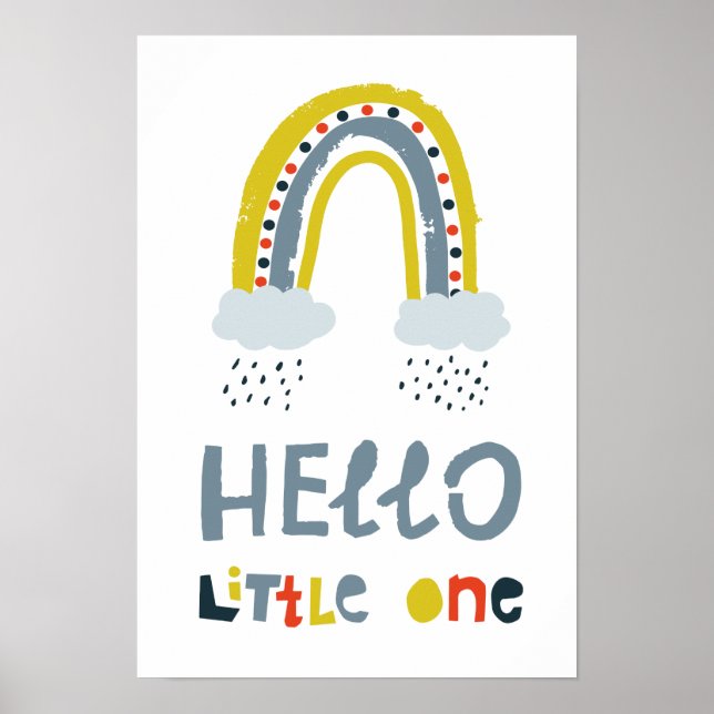 Poster Bonjour Mon Petit Un Arc En Arc En Arc (Devant)