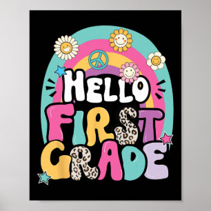 Poster Bonjour Première Année Byck À L'école Enseignant P