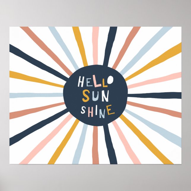 Poster Bonjour Soleil (Devant)