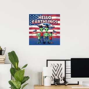 Poster Bonjour Terriens