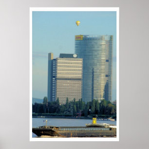 Poster Bonn, Allemagne, le Rhin