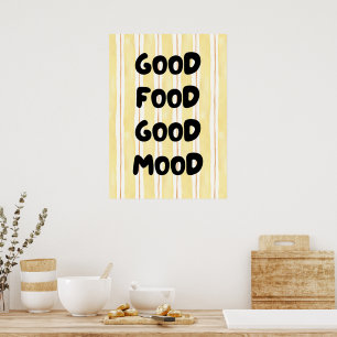 Poster Bonne alimentation bonne humeur