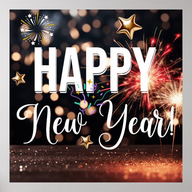 Poster Bonne année (Devant)