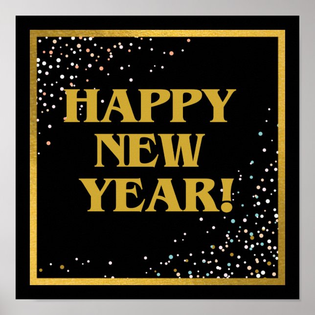 Poster Bonne année (Devant)