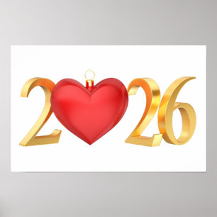 Poster Bonne année 2026
