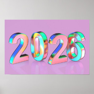 Poster Bonne année 2026