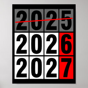 Poster Bonne année 2026 à venir bientôt 2027 67 Meme Six