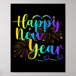 Poster Bonne année 2026 drôle famille ami Nouvel An