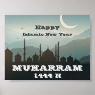 Poster Bonne année Muharram 1444 H