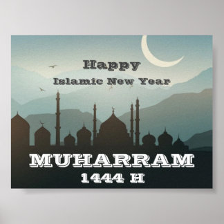 Poster Bonne année Muharram 1444 H