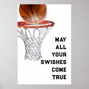 Poster Bonne Chance Basketball