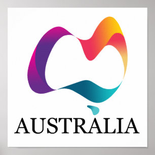 Poster Bonne fête australienne