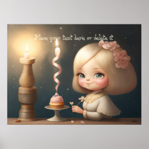 Poster Bonne fille anniversaire 01