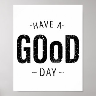 Poster Bonne journée