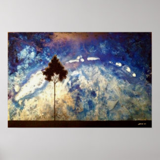 Poster Bonne nuit Lune