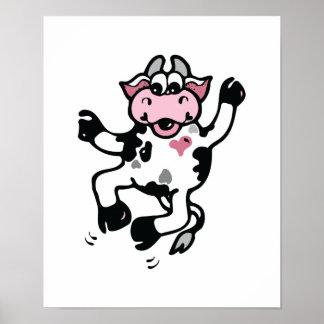 Poster Bonne vache dansante