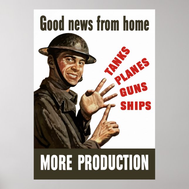 Poster Bonnes Nouvelles De La Maison — Plus De Production (Devant)