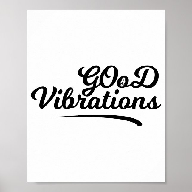 Poster Bonnes vibrations (Devant)