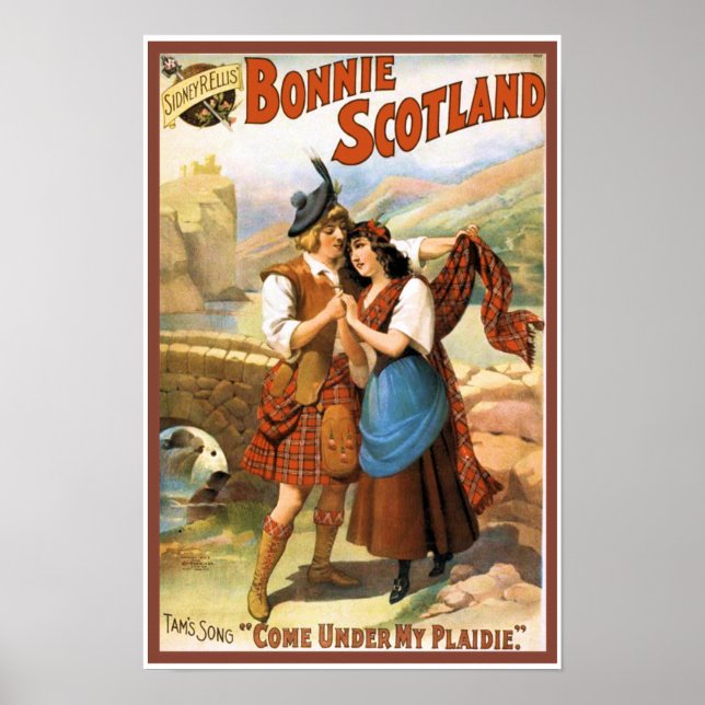Poster Bonny Scotland (Devant)