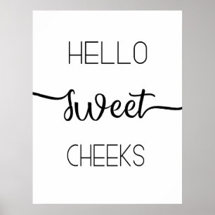 Poster Bonsoir sucré