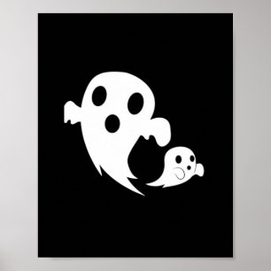 Poster Boo blanc