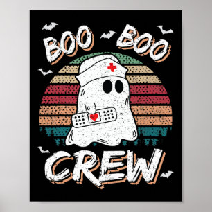 Poster Boo Boo Crew Funny Ghost Ems Emt Parade Nurse H