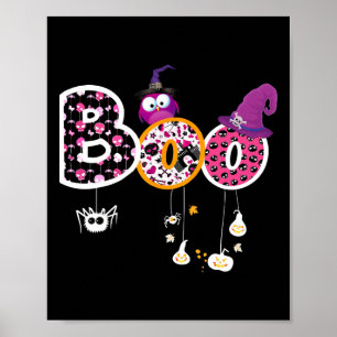 Poster Boo Halloween Costume Araignées