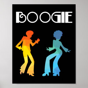 Poster Boogie Dance Musique Amour Funk Soul Grooves Tee