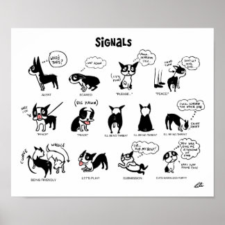 Poster Boogie Signes par Lili Chin