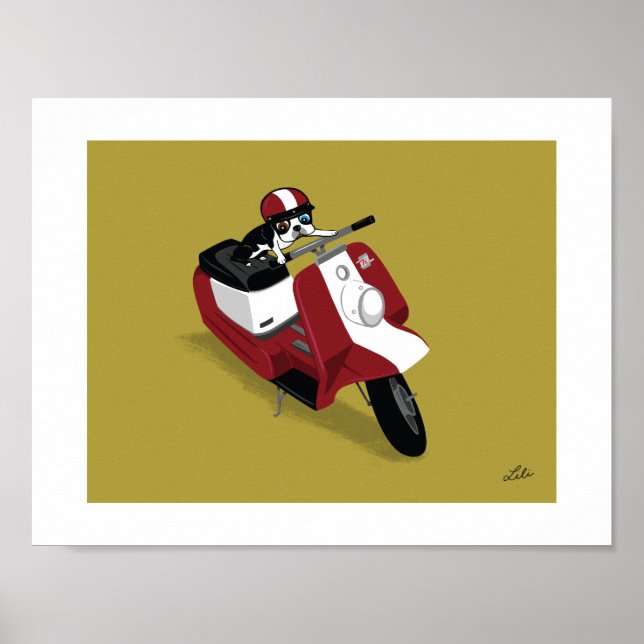 Poster Boogie sur Harley (Devant)