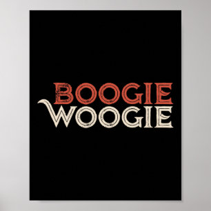 Poster Boogie Woogie Dancing Party Pour Les Danseurs